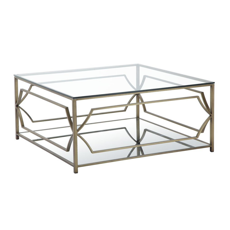 Edward Coffee Table, Brass