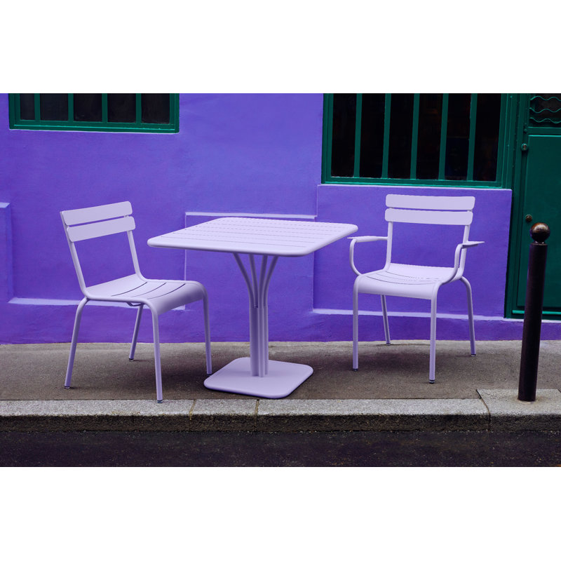 Luxembourg Outdoor Dining Armchair, Lapilli Gray