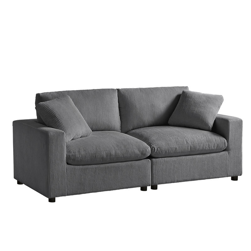 Canapé modulaire 2 pièces Chelsea, Charcoal