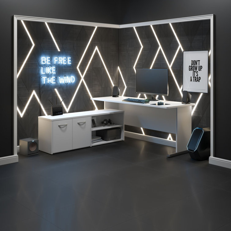 Studio A L-Shaped Computer Desk