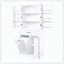 Freestanding Bathroom Cabinet Tilt-Out Hamper Drawers Shelves