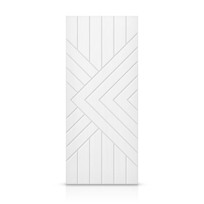 Porte standard à panneaux en bois