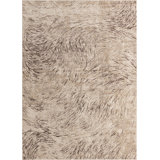 Contemporary Araceli Area Rug Sand Color
