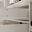 Garde-manger avec porte en verre trempé et rangement solide