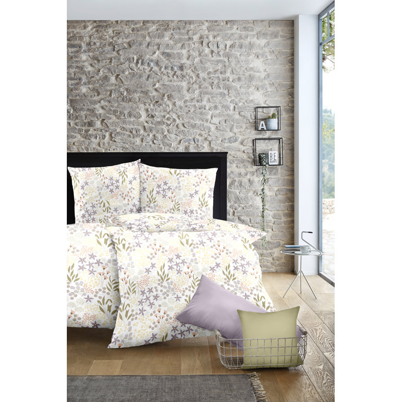 No Pattern Duvet Cover Set with Pillowcases, 155 x 220cm