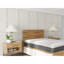 Matelas en cuivre 12 po pour lit simple TG - mousse douce pour plus de confort. 3 po cuivre - couche de confort. 1 po 6 po. Bobines en acier de calibre 13 avec support de bord. Base de 2 po de hauteur. . Gris noir Une bonne nuit. Périmètre-713149888