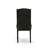 5 Piece Dining Room Table Set Includes a Round Kitchen Table with Pedestal and 4 Black Faux Leather Parson Dining Chairs, Black-244019864-244019867-179405371