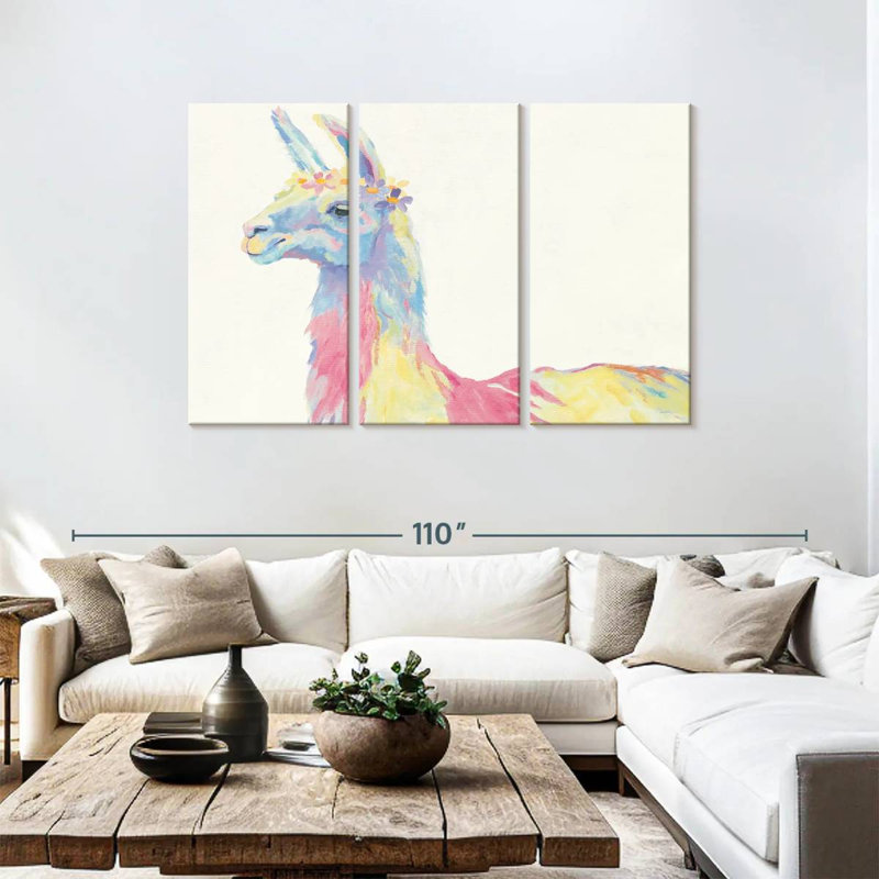 Bramph Ophelia avec des fleurs, H 48 po x l 74 po