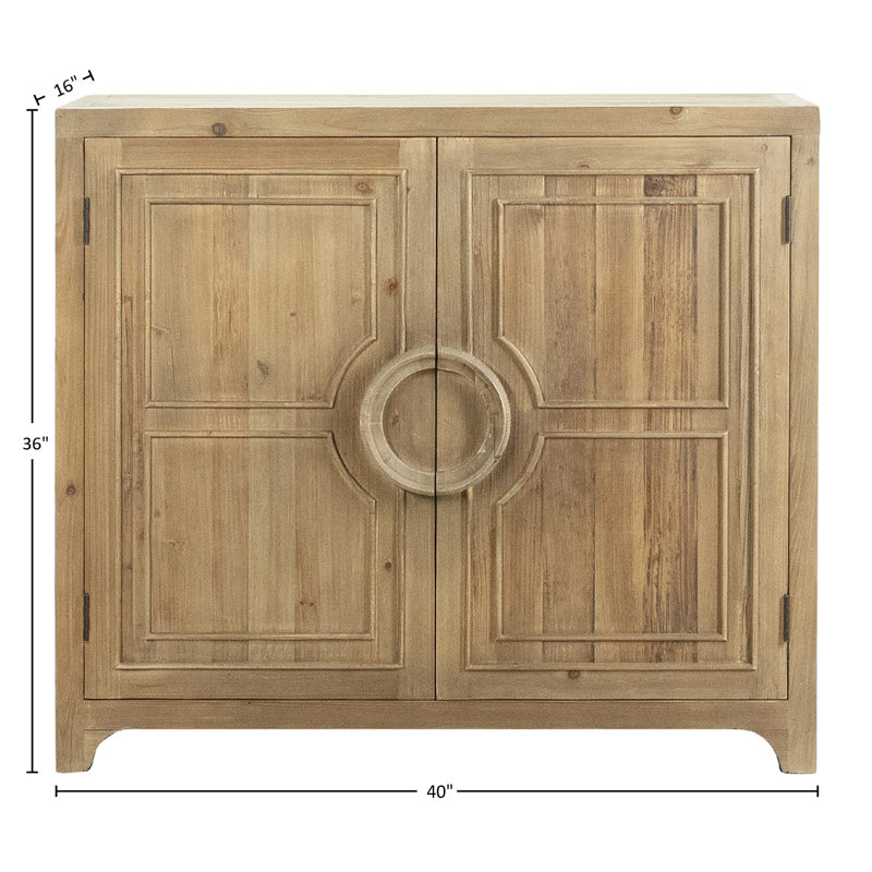 Cordova 35" Wide Solid Wood Server, Antique Wood