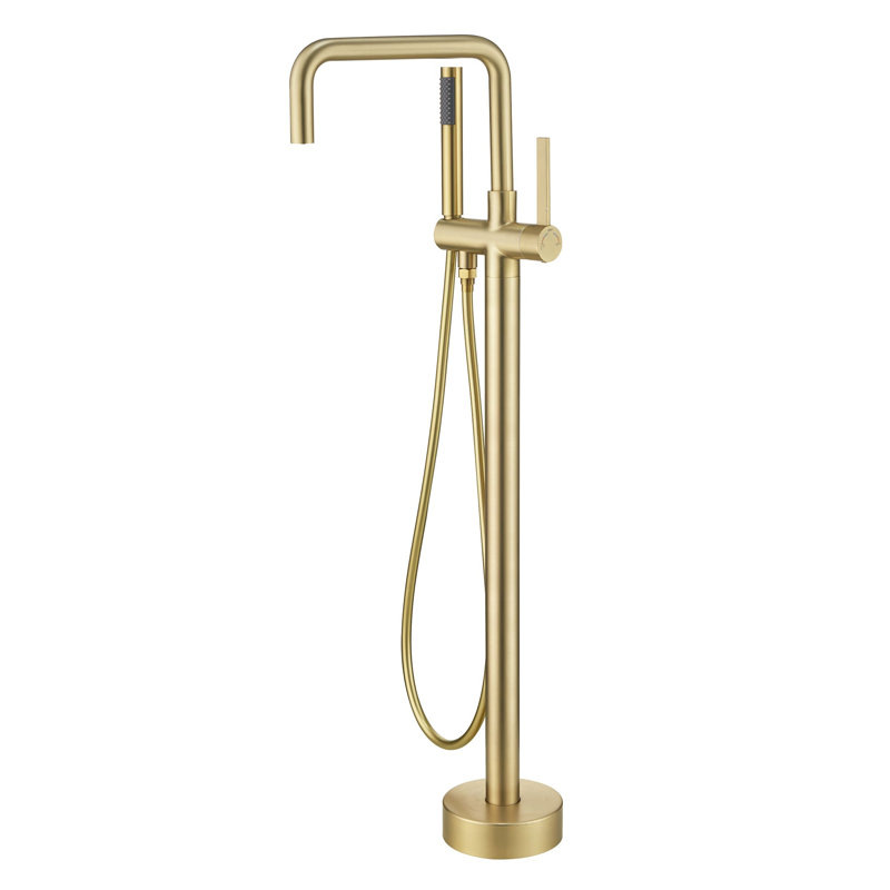Floor Tub Filler with Diverter