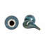Statues d'oiseaux décoratives en céramique pour la décoration intérieure - Sculpture moderne pour bureaux ou décoration de salon - ensemble de 2, 9 po, 7 po, bleu-106710736