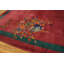 Antique Floral Wool Hand Knotted Pile Coral / Salmon Pink 1920s Rug