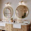 Aluminium Frame Round Wall Mirror-870559325-870559322