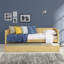 Camello Twin Solid Wood Daybed with Trundle-2033388164
