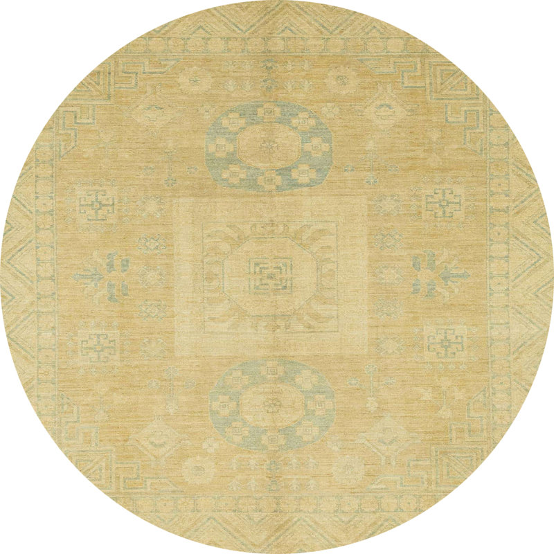 Tapis abstrait moderne 2599, Rond 3 pi