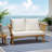 55.5'' Wide Acacia Loveseat with Cushions