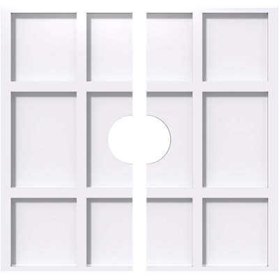 Médaillon de plafond contemporain Rubik