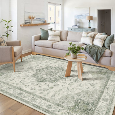 Stella Machine Washable Oriental Area Rug