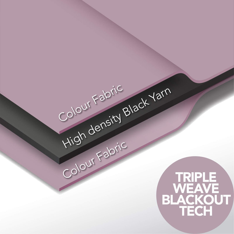 Adalayah Blackout Curtain Pair, 55cm Width x 175cm Drop