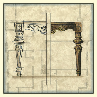 Furniture Sketch IV by Vision Studio - Wrapped Canvas Painting