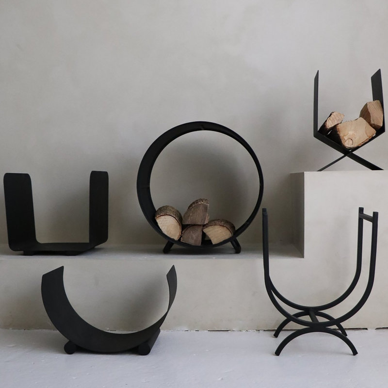 Polin 18'' W Metal Log Rack