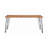 Balmir Acacia Solid Wood Top Metal Base Dining Table