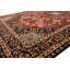 Azerbaijan Hand Knotted Wool Floral Area Rug in Rust/Navy-49786806