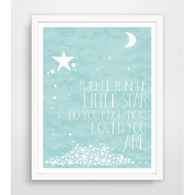 Impression papier « Twinkle Little Star »