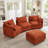 Ergonomic 3-Seat Sectional Sofa