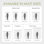 Rideau de douche romantique Mr Mr avec 12 crochets