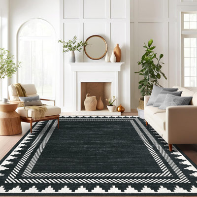 Tapis lavable Geometic Border