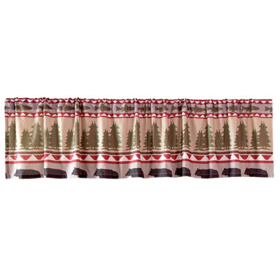 Striped Ruffled Window Valance