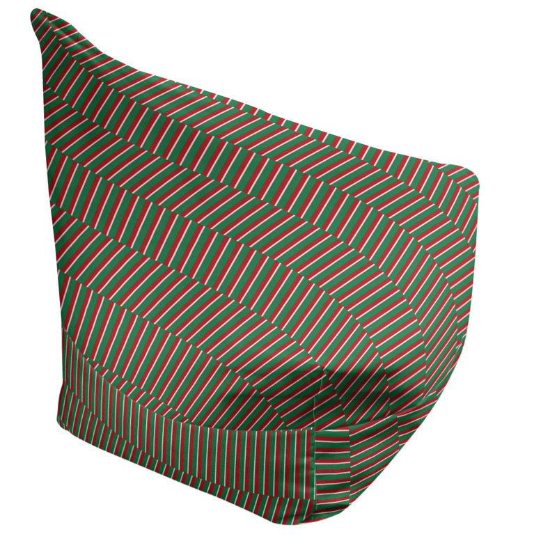 Fauteuil à billes et méridienne standard, Rose Red/Green, H 29 po x l 38 po x P 42 po