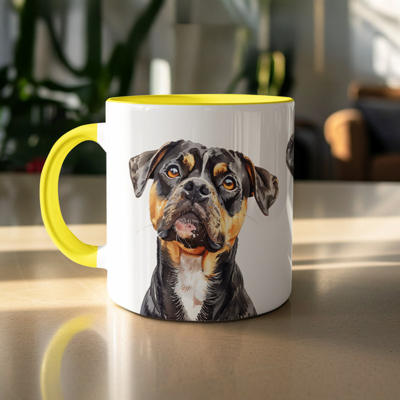 Mug, Yellow, 2