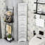 Armoire de salle de bain élégante de coin avec tablettes réglables et armoire de rangement Castellane-512098642