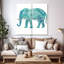 Éléphant brun sarcelle Brampt II-109112087