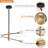 Derhonda LED Modern Linear Chandelier