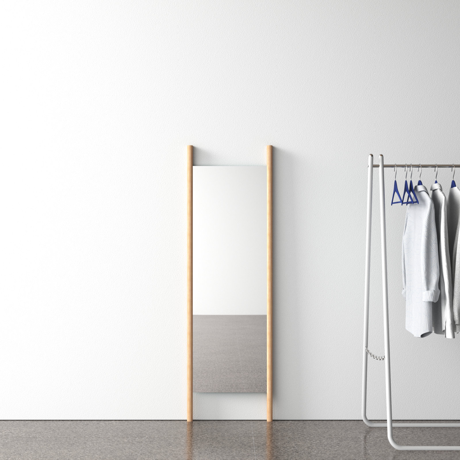 Parkman 21" Full-Length Mirror, Natural