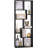 5-Tier Asymmetrical Display Shelf & Bookcase for Efficient Storage and Stylish Room Division-1651698564