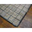 Tapis crocheté géométrique clair de couleur ivoire