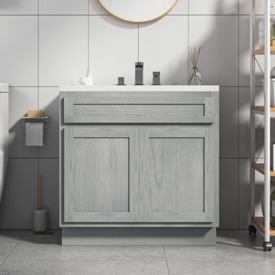 Hibbitts 30'' Single Bathroom Vanity Base Only