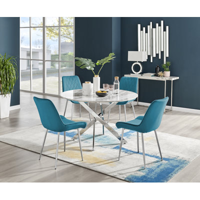 Eubanks 4 - Person Dining Set