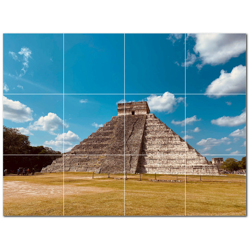 Murale décorative en céramique 4,25 po x 4,25 po