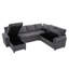 Canapé-lit convertible Canapé-lit modulaire de 111 po avec canapé USB-1641588484