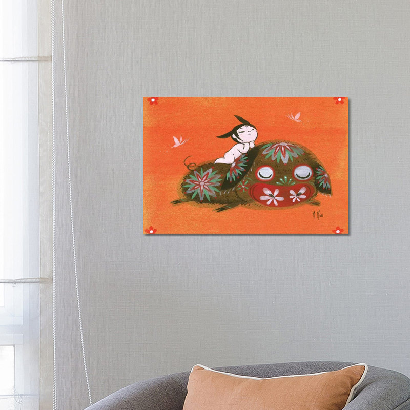 Piggy Smile by Martin Hsu - Wrapped Canvas Print, 66.04 cm H x 45.72 cm W x 1.91 cm D