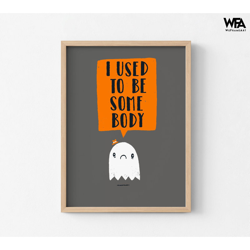 Illustration de fantôme mignon couloir d'Halloween école secondaire, décor de chambre d'enfant mignon, fantôme Wall Art Home Decor, impressions de décor d'Halloween