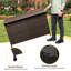 Boîte de rangement extérieure 185 gallons avec roulettes - grande boîte en rotin de rotin pour coussins de patio, outils de jardin, flotteurs et coussins de piscine, rangement pour meubles de patio toutes saisons, brun-1070906585