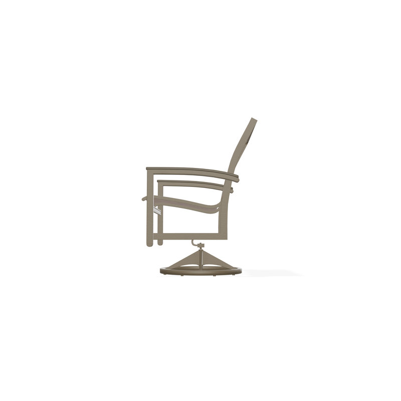 Bazza Outdoor Dining Chair, Beachwood, Augustine Fennel Sunbrella®