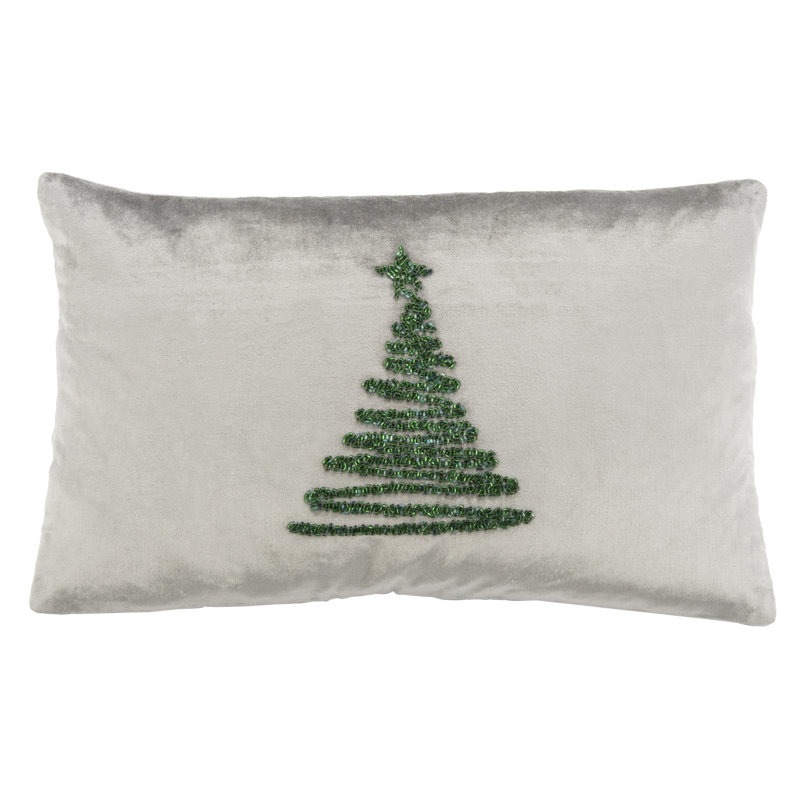  Coussin Enchanted, Gris / vert