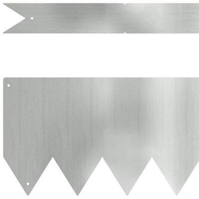 15 cm H x 100 cm W Steel Lawn Edging Fencing